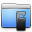 Aqua Smooth Folder Do Not Disturb Icon 32x32 png